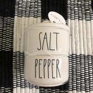 Rae Dunn Stacked SALT & PEPPER